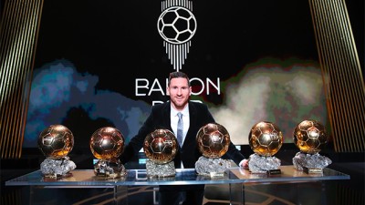 Lionel Messi remporte son sixième Ballon d'Or