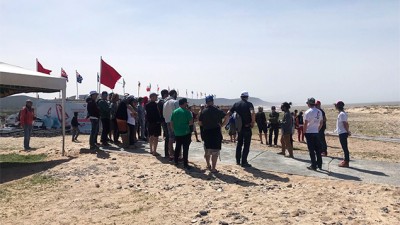 Coup d'envoi au spot Moulay Bouzerktoune de la Coupe du Monde et du Championnat International de Windsurf