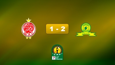 Ligue des champions d'Afrique (Gr.A/2è journée): Le WAC s'incline à Pretoria face au Mamelodi Sundowns (1-2)