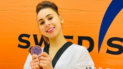 Open international de Stockholm de taekwondo.. La Marocaine Nada Laaraj remporte la médaille de bronze