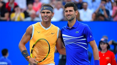 Nadal bat Djokovic lors d'un match de charité à Astana