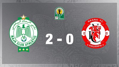 فريق الرجاء الرياضي يتفوق على مضيفه نكانا الزامبي 2-0 'كأس الكونفدرالية الإفريقية (الجولة الثانية-المجموعة الرابعة)'