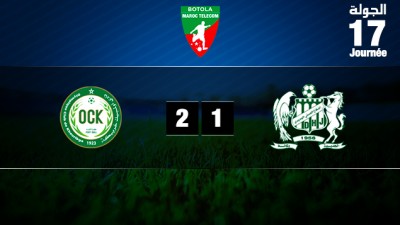 Botola Maroc Télécom D1 (17ème journée): Victoire de l'Olympique Khouribga face au Difaâ d’El Jadida (2-1)