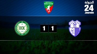 L'Olympique de Khouribga et l’Ittihad de Tanger se quittent sur un nul (1-1)