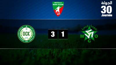 L'Olympique Khouribga s'impose 3-1 face au Mouloudia d'Oujda