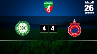 Match nul de l'Olympique Khouribga face à l’Olympic Safi (4-4)