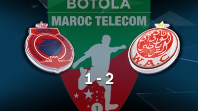 Wydad Casablanca champion à deux journées de la fin, après sa victoire sur Olympic Safi (2-1)