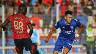 فريق أولمبيك آسفي يفوز على ضيفه إتحاد طنجة (1-0)