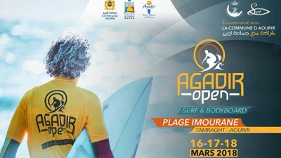 Grand prix Agadir Open de surf et bodyboard du 16 au 18 mars