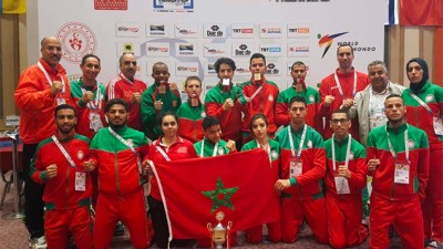 المنتخب المغربي للباراتايكواندو يحرز خمس ميداليات منها ذهبية واحدة في بطولة العالم بمدينة أنطاليا التركية