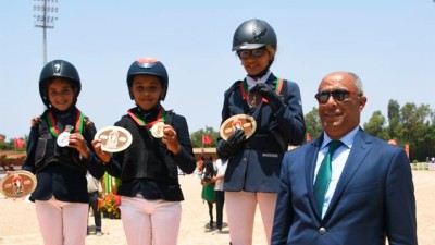 Semaine du Cheval 2019 (Poney) : Les cavaliers Ghali Lazrak, Hajar Bouaziz et Dalil Darraz sacrés champions du Maroc en saut d'obstacles dans les catégories "A", "B" et "C"