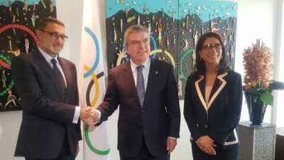 Communiqué relatif à la visite qu’effectue le Président du CNOM M. Faical Laaraichi au CIO