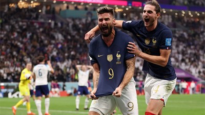 مونديال 2022 (ربع النهائي).. فرنسا تواجه المغرب في نصف النهائي عقب فوزها على إنجلترا (2-1)