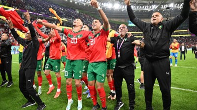 كأس العالم قطر 2022.. تأهل المنتخب المغربي إلى نصف النهاية يكرس مفاجآت المسابقة (فيفا)