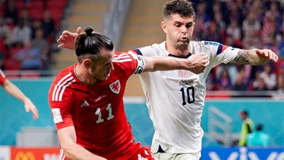 مونديال قطر 2022 (المجموعة الثانية - الجولة الأولى).. المنتخب الأمريكي يتعادل مع نظيره الويلزي (1-1)