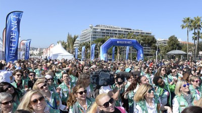 Départ de Nice de la 28-ème édition du Rallye Aïcha des gazelles