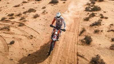 Rallye du Maroc-3éme étape.. Le Marocain Amine Echiguer consolide sa place en tête du classement général dans la catégorie moto "Rallye 3"