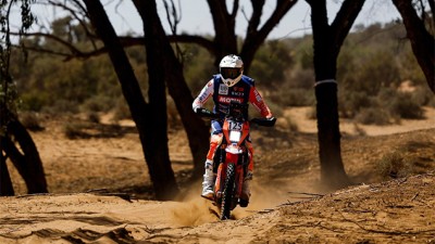 Rallye du Maroc.. Le Marocain Amine Echiguer remporte l'étape 1B dans la catégorie moto "Rallye 3"