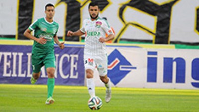 Le Raja accroché avant la réception de Sétif