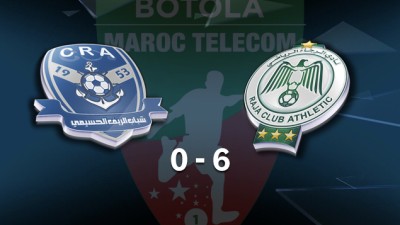 Botola Pro MT D1 (1ère journée ): Le Raja de Casablanca s'impose à domicile face à Chabab Rif Al Hoceima (6-0)