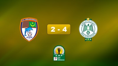Coupe de la confédération africaine: Qualification du Raja de Casablanca au 2ème 1/16è de finale, aux dépens du FC Nouadhibou (4-2)