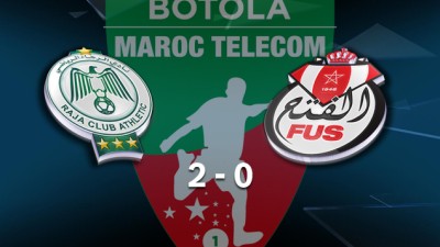 Botola Maroc Télécom D1 (mise à jour 22è journée): RCA-FUS (2-0)
