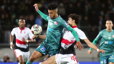 الرجاء الرياضي يفوز على ضيفه إتحاد تواركة (2-1)