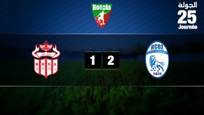 Victoire précieuse à domicile (2-1) de Rapide Oued Zem face au Hassania Agadir 'Mise à jour/25è journée'