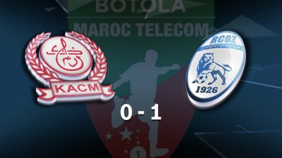 Botola Pro M.T. D1 (2è journée): Victoire à domicile du Rapid Oued Zem face au Kawkab Athlétique Club de Marrakech (1-0)