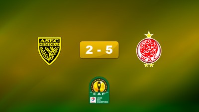 Ligue des champions d'Afrique (Gr.A/1ère journée): Large victoire du Wydad de Casablanca face à l’Asec Mimosas (5-2)