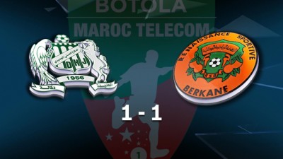 Botola Maroc Télécom D1 (mise à jour de la 3è Journée): La Renaissance de Berkane tenu en échec par le Difaa d'El Jadida
