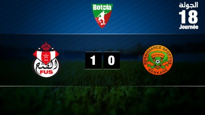 Le FUS arrache la victoire sur la pelouse de la Renaissance de Berkane (1-0)