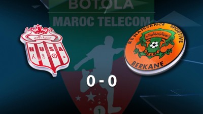 Botola Maroc Télécom D1 (5-ème journée): La Renaissance de Berkane et le Hassania d'Agadir se quittent sur un nul blanc
