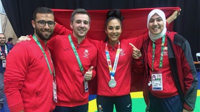 لاعبة التيكواندو صفية صالح تهدي المغرب أول ميدالية فضية في تاريخ مشاركته في الألعاب الأولمبية للشباب