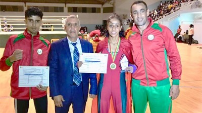 الدوري الدولي للصافات (الملاكمة الفرنسية): انتصار كبير للمغربية أميمة بلوارث