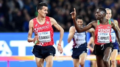Mondiaux d’athlétisme de Londres 2017: Le Marocain Soufiyane El Bakkali remporte la médaille d’argent du 3000m steeple