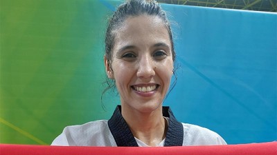 ألعاب التضامن الإسلامي (تايكواندو).. سكينة الصاحب تفوز بالميدالية الذهبية لوزن أقل من 46 كلغ