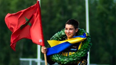 Le Marocain Suleiman Zanfari prend part au championnat du monde FIA karting en Finlande