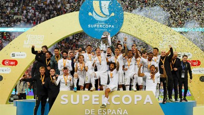 Supercoupe d'Espagne: Le Real Madrid décroche son 11è titre contre l'Atlético Madrid