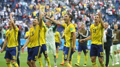 Mondial 2018-Russie: La Suède bat la Suisse et se qualifie pour les quarts de finale