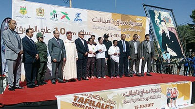 Errachidia: l’athlète marocain Mohamed Ziani remporte la 6è édition de la course internationale sur route de Tafilalet 10km