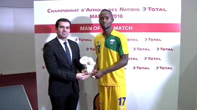 CHAN2018 Rwanda - Guinée Equatoriale: L'Homme du match Thiery Manzy "Vidéo"
