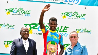 Tropicale Amissa Bongo : le cycliste érythréen Girmay Hailu remporte la 3è étape