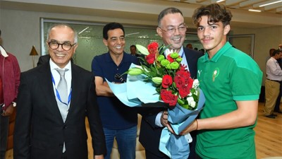 المنتخب الوطني لاقل من 17 سنة يصل للمغرب