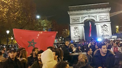 Les Marocains de Paris célèbrent dans l’euphorie la qualification des «Lions de l’Atlas» au Mondial 2018