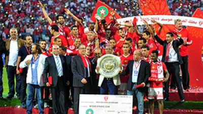 Le WAC, sacré champion, fête son titre avec ses supporters