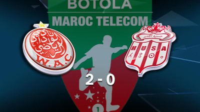 Botola Maroc Télécom D1 (27è journée): Le WAC se rapproche du sacre, le DHJ trébuche