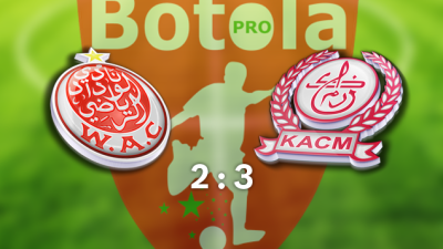 Botola Maroc Télécom D1 (15è journée): Le Kawkab Marrakech bat le Wydad de Casablanca