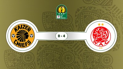 Large victoire du Wydad Casablanca face aux Sud-africains de Kaizer Chiefs (4-0) 'Ligue des champions (1ère journée/Gr C)'