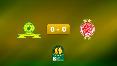 Ligue des Champions de la CAF (Groupe C/2è journée): Le WAC tenu en échec par Mamelodi Sundowns (0-0)